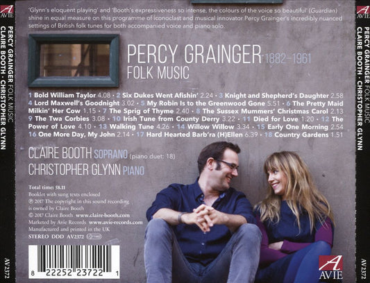 Percy Grainger: Folk Music cover art