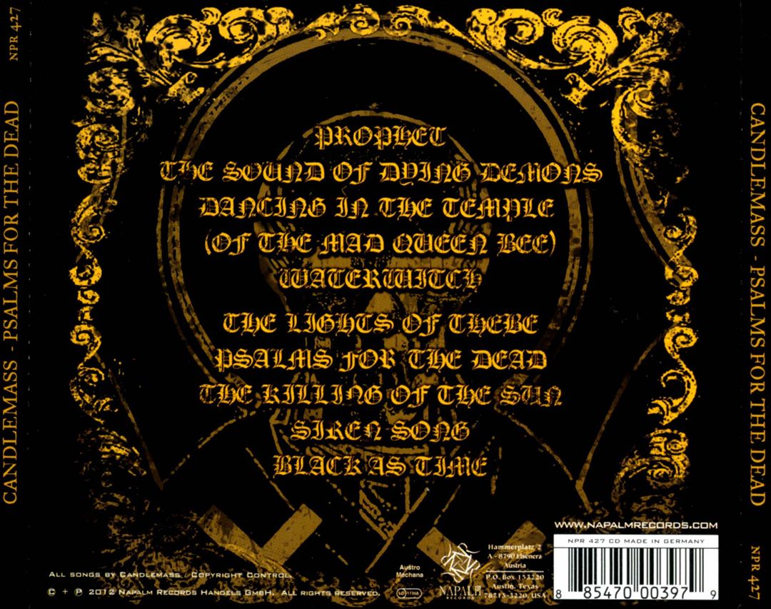 Psalms for the Dead cover art