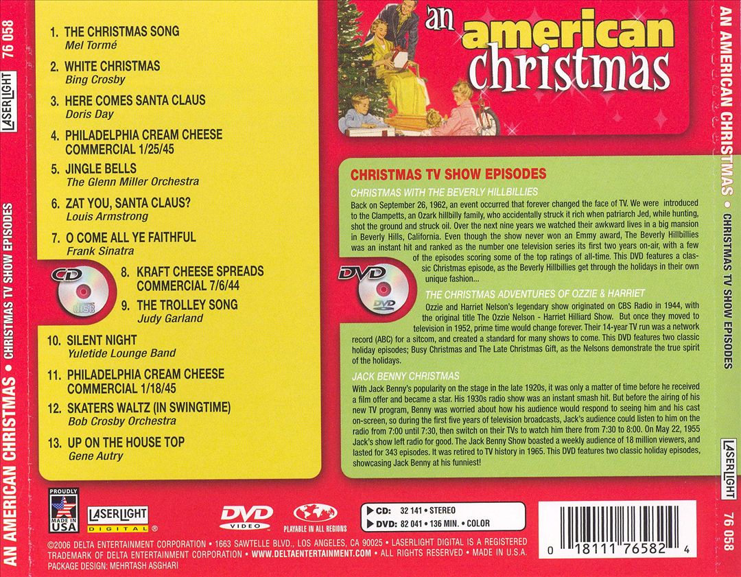 An American Christmas [Laserlight CD/DVD] cover art