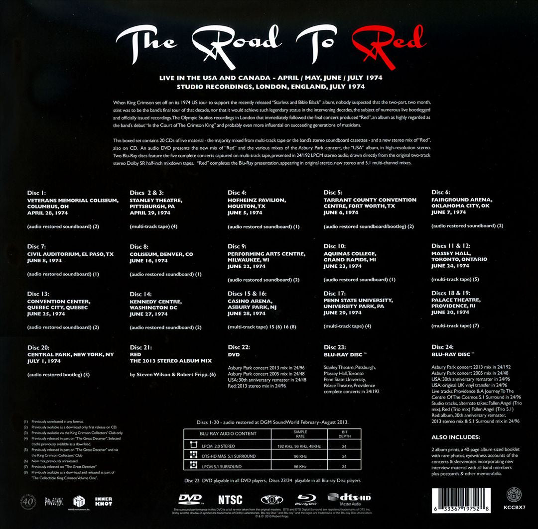 The Road to Red [21CD+DVD+2BR] cover art