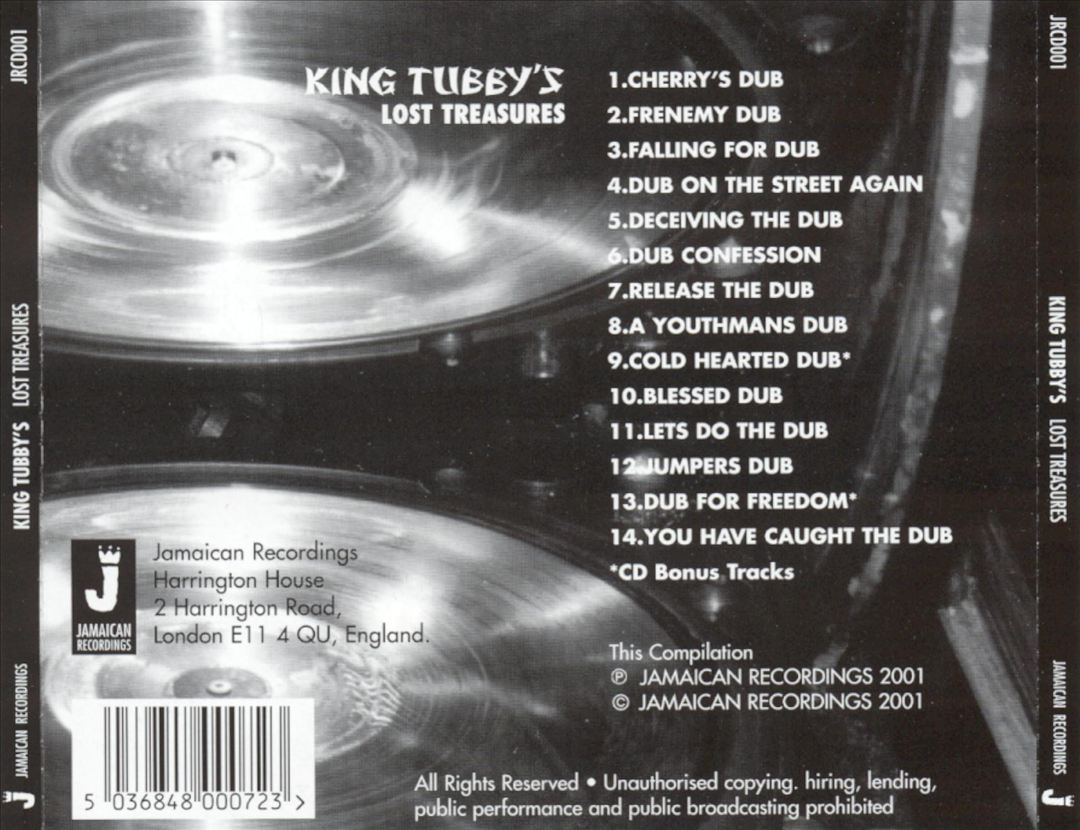 King Tubby's Lost Treasures cover art