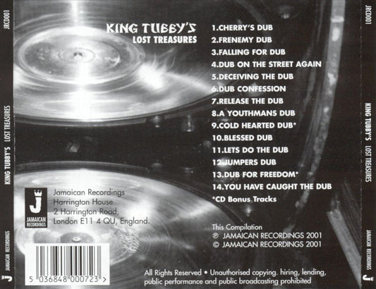 King Tubby's Lost Treasures cover art