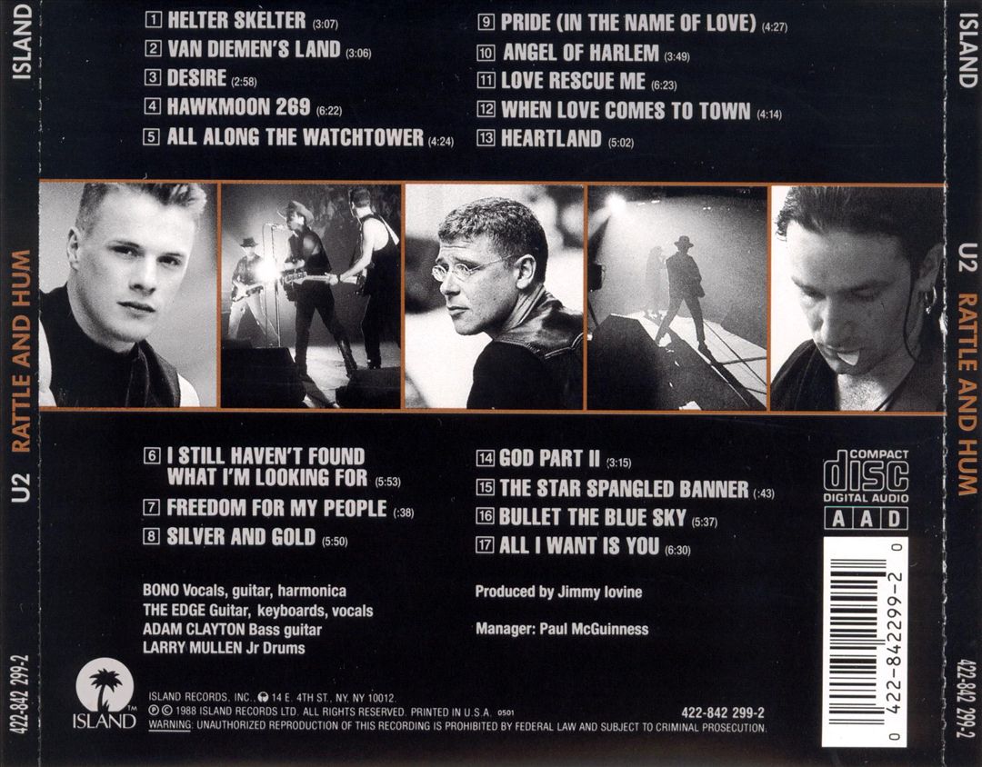 Rattle and Hum cover art