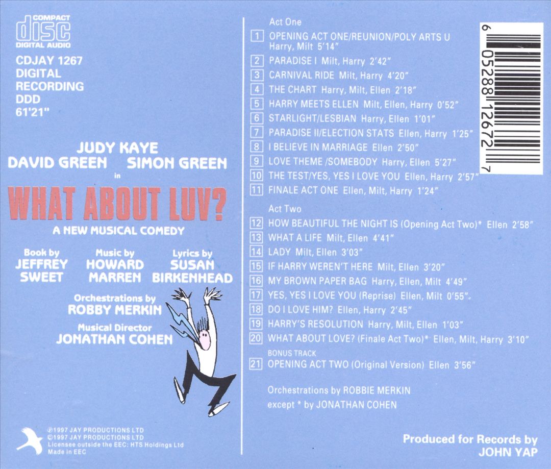 What About Luv [Original Broadway Cast] cover art