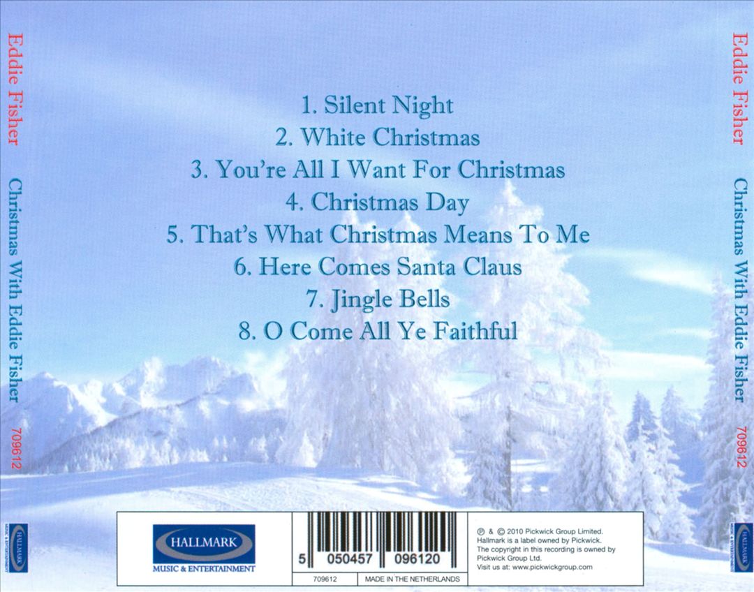 Christmas with Eddie Fisher cover art