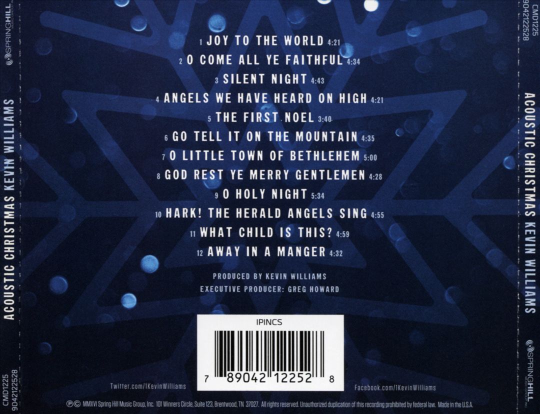 Acoustic Christmas cover art