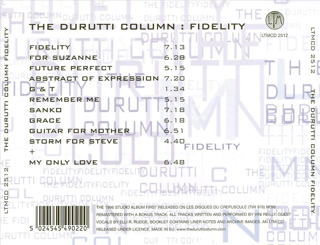 Fidelity cover art