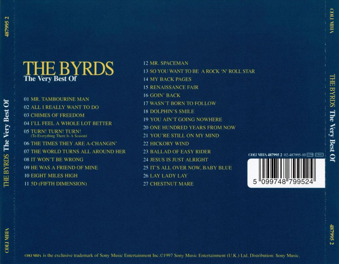 Very Best of the Byrds [UK] cover art