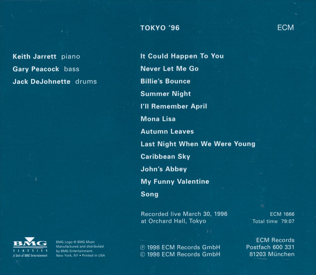 Tokyo '96 cover art