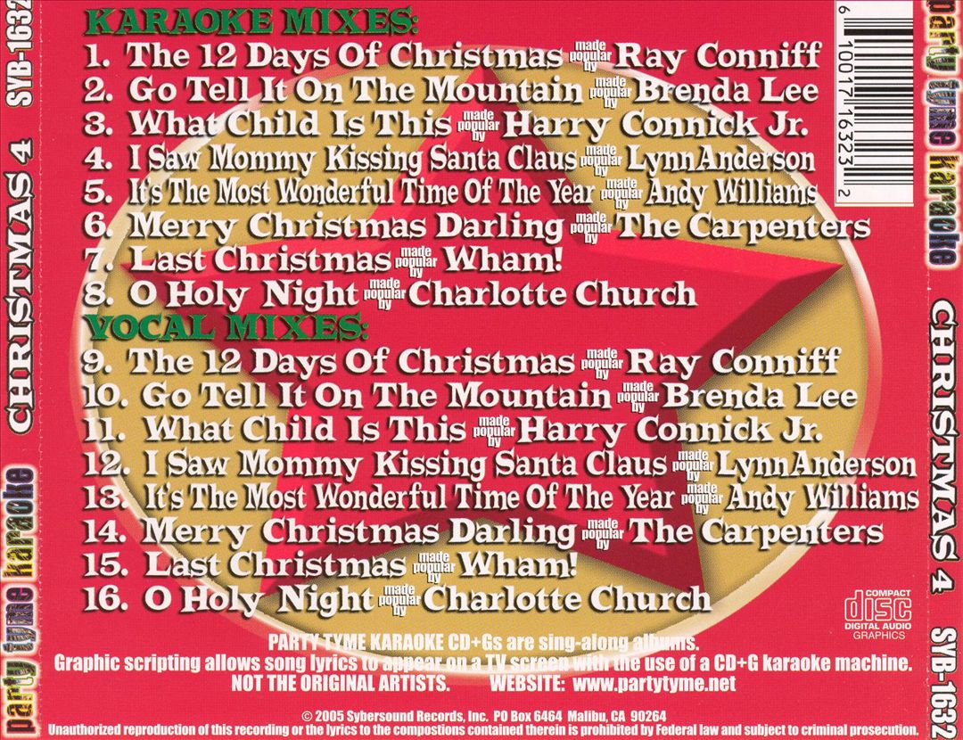 Party Tyme Karaoke: Christmas, Vol. 4 cover art