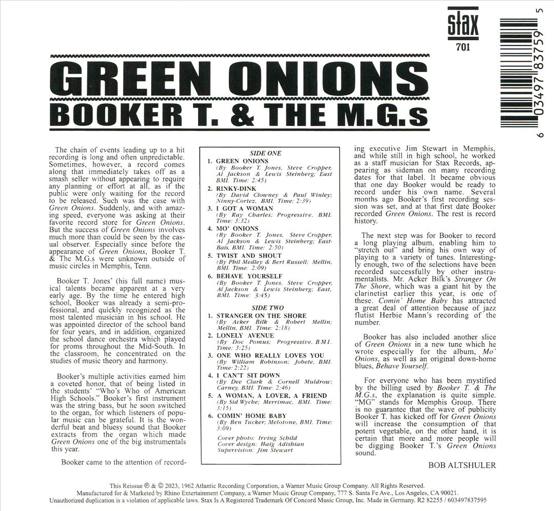 Green Onions [Deluxe] cover art