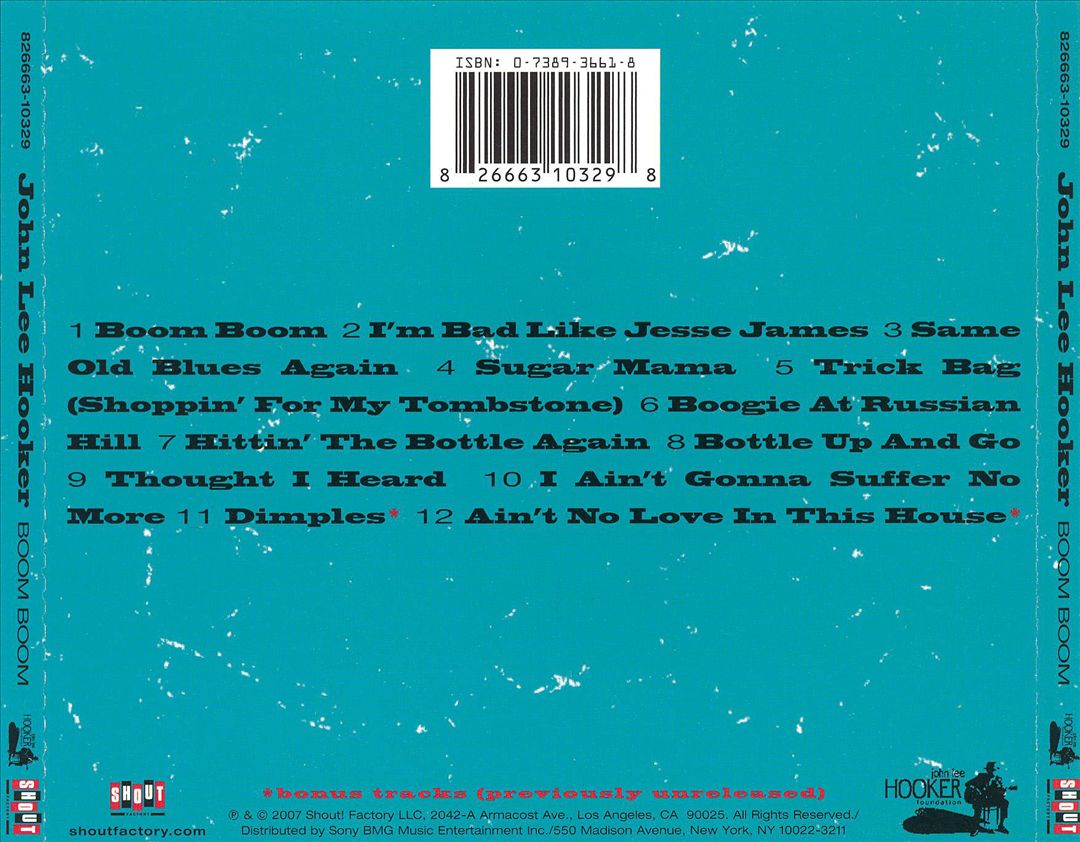 Boom Boom [Shout! Factory Bonus Tracks] cover art