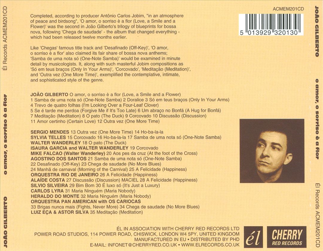 Amor, O Sorriso e a Flor cover art