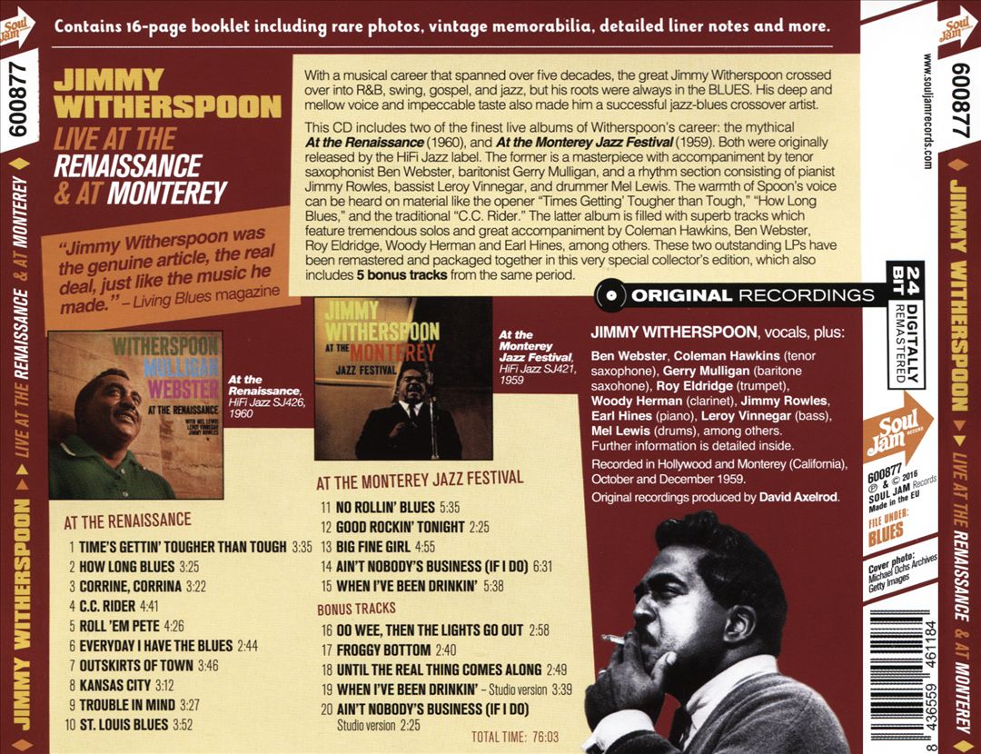 Live at the Renaissance & the Monterey  cover art