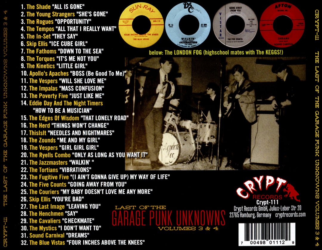 Last of the Garage Punk Unknowns, Vols. 3 & 4 cover art