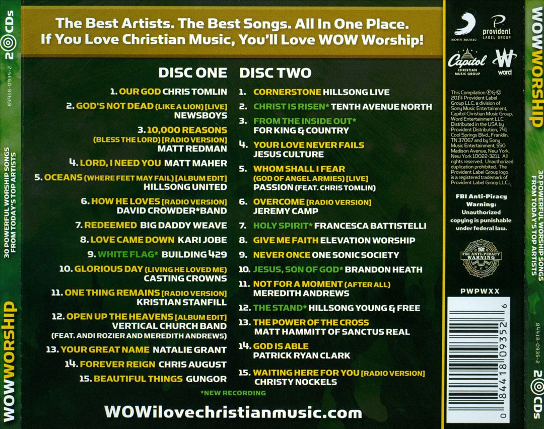 WOW Worship: Lime cover art