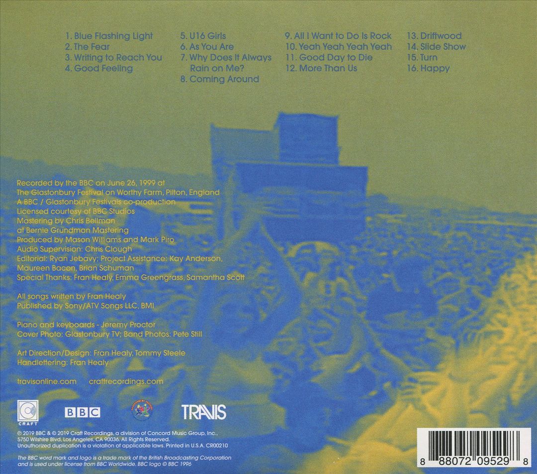 Live at Glastonbury '99 cover art