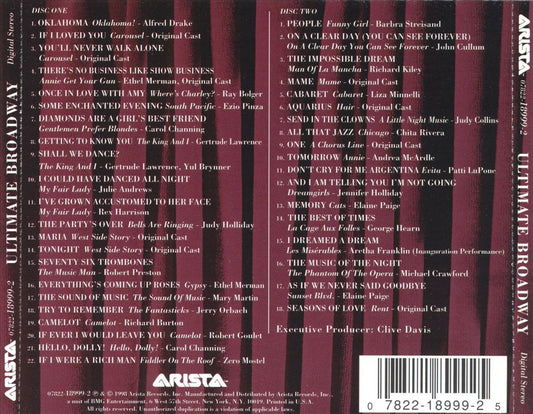 Ultimate Broadway cover art