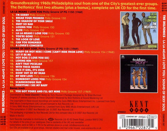 La La Means I Love You/Sound of Sexy Soul cover art