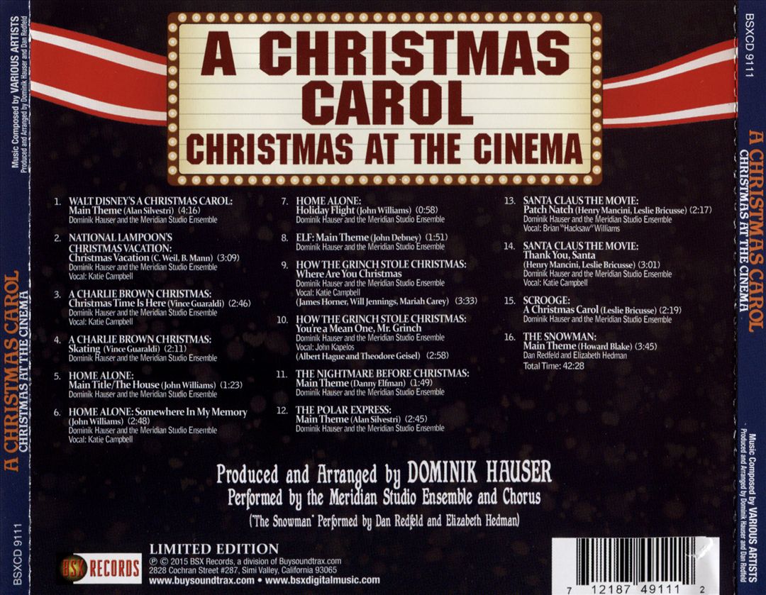 Christmas Carol: Christmas at the Cinema cover art