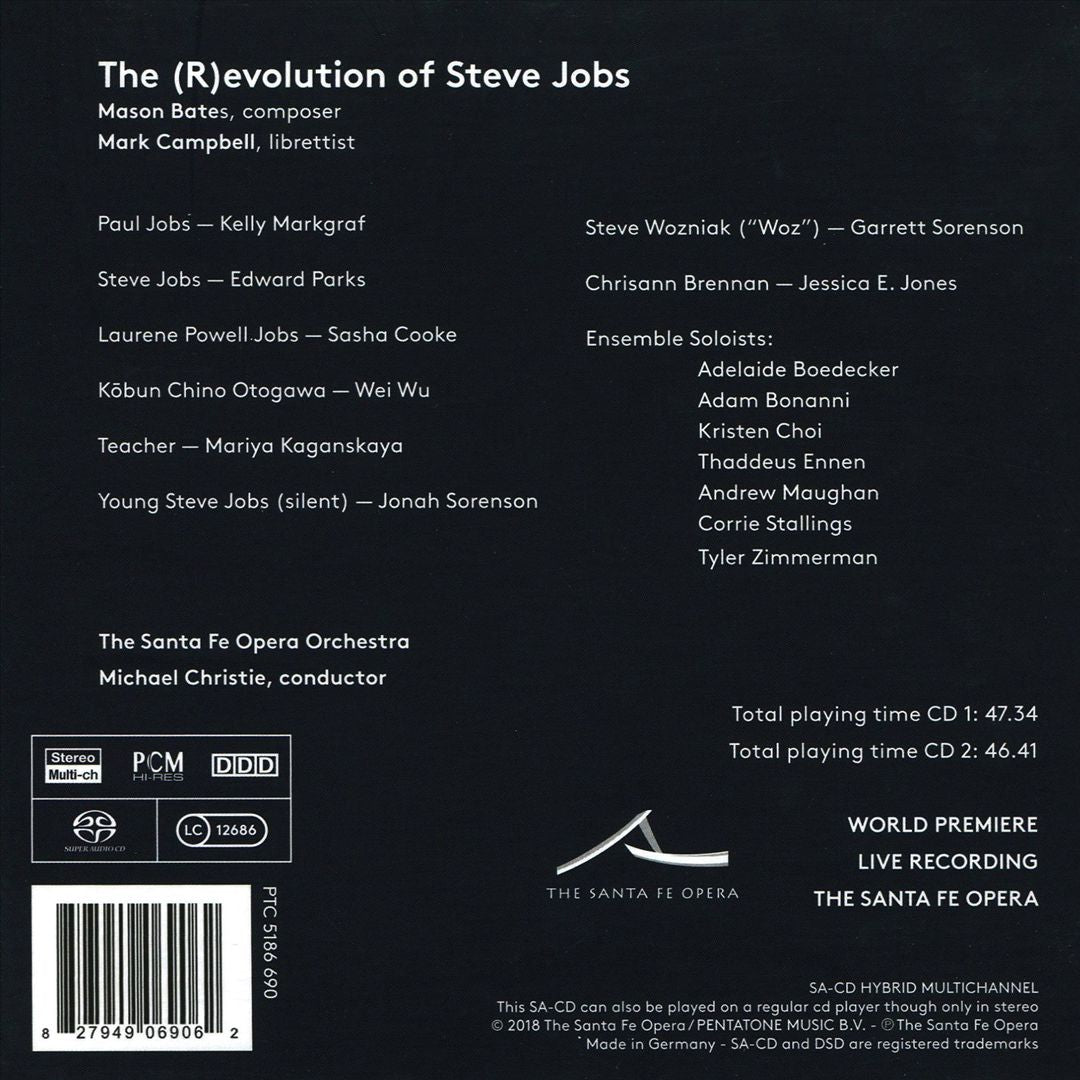 Mason Bates: The (R)evolution of Steve Jobs cover art