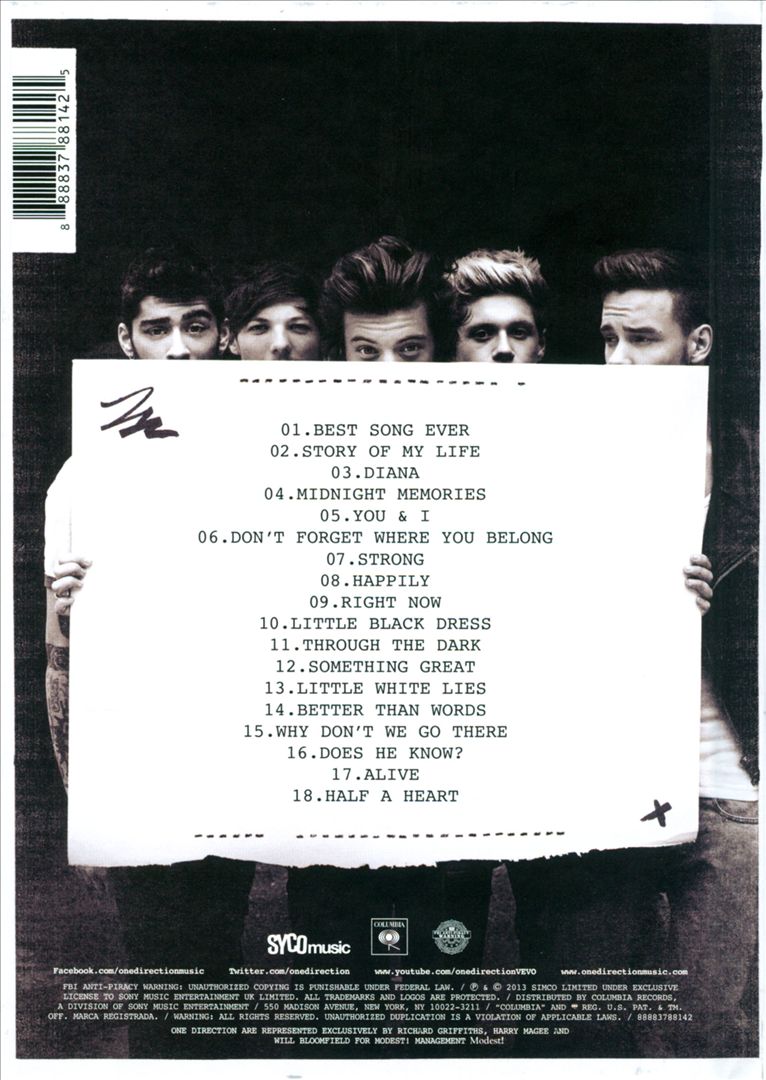 Midnight Memories [Deluxe Edition] cover art