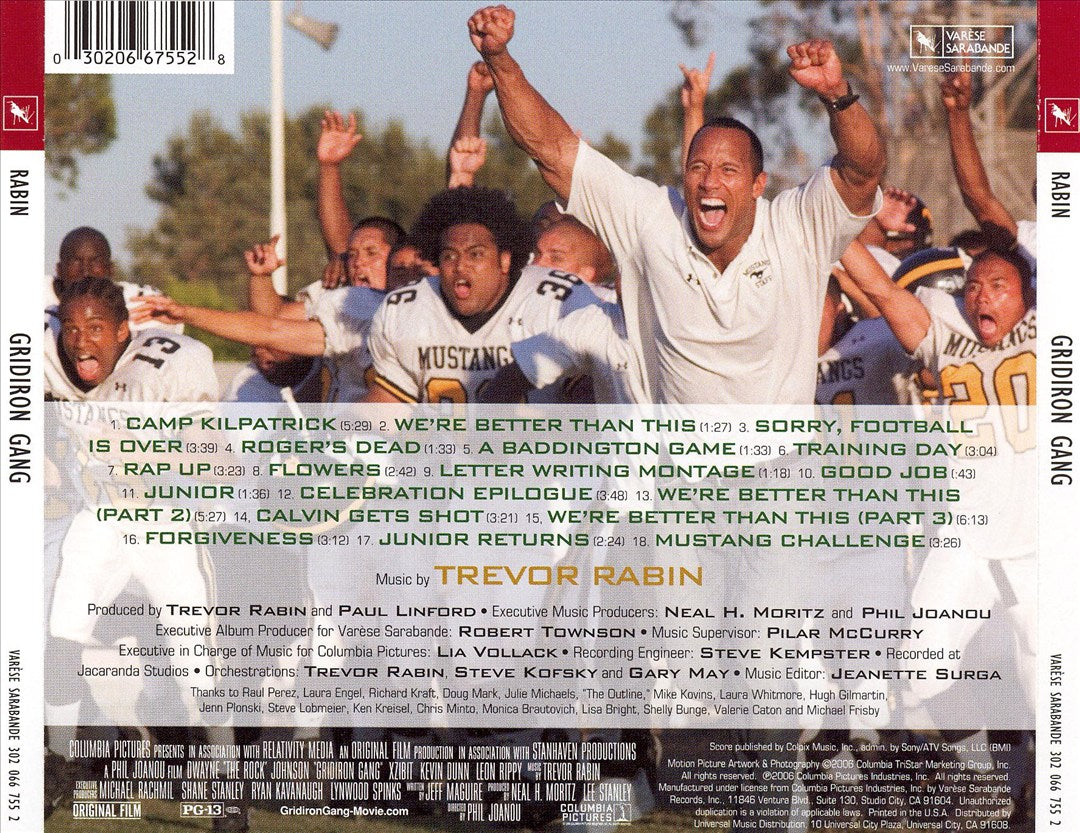 Gridiron Gang [Original Motion Picture Score] cover art
