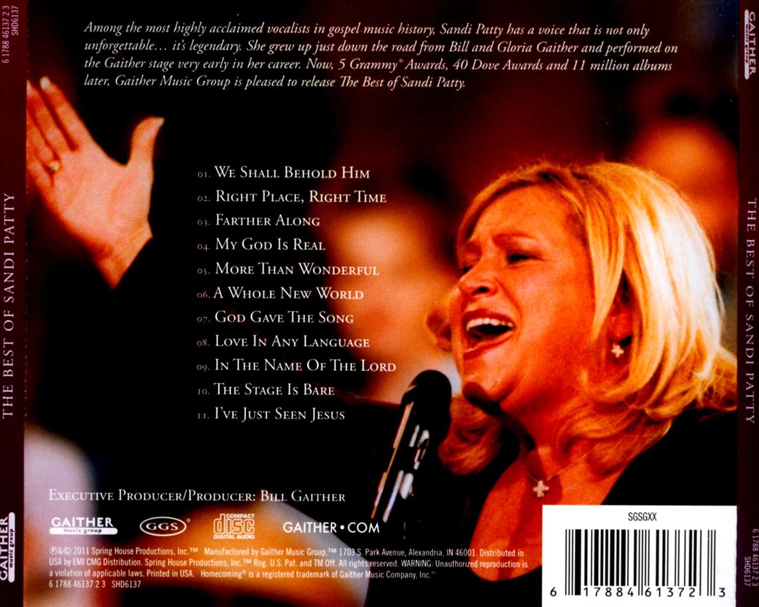 Best of Sandi Patty cover art