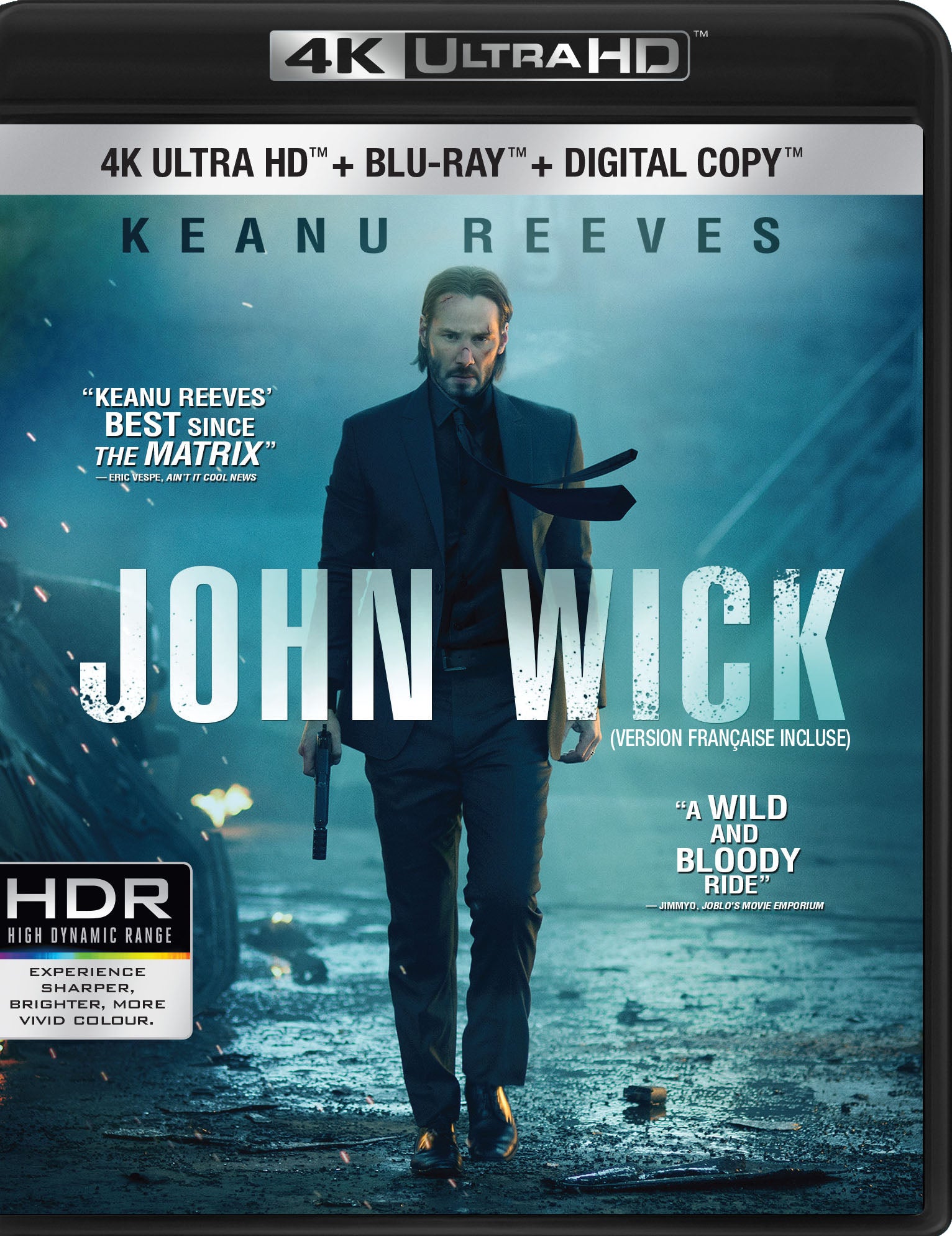 John Wick [4K Ultra HD Blu-ray/Blu-ray] cover art