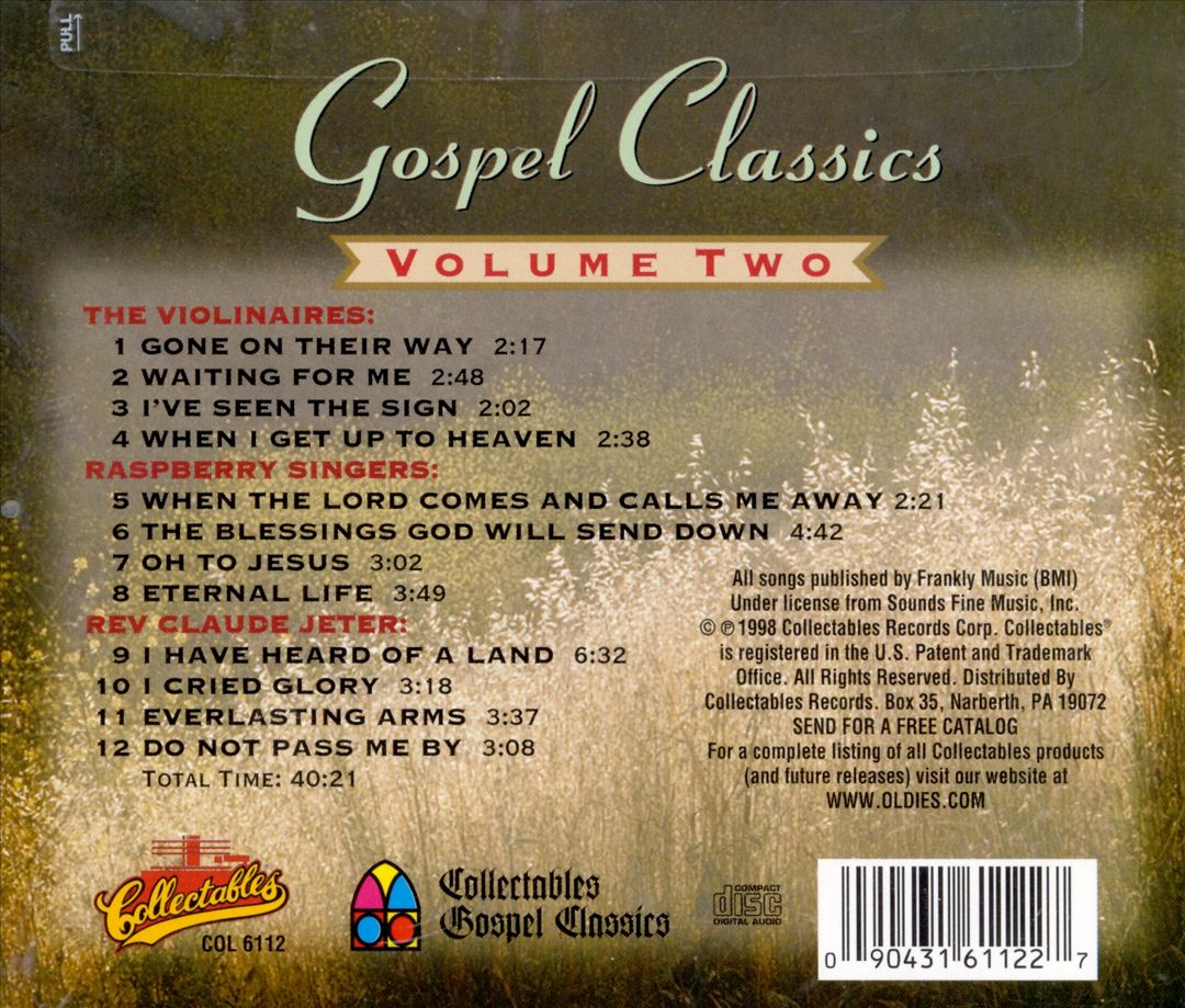 Gospel Classics, Vol. 2 [Collectables] cover art