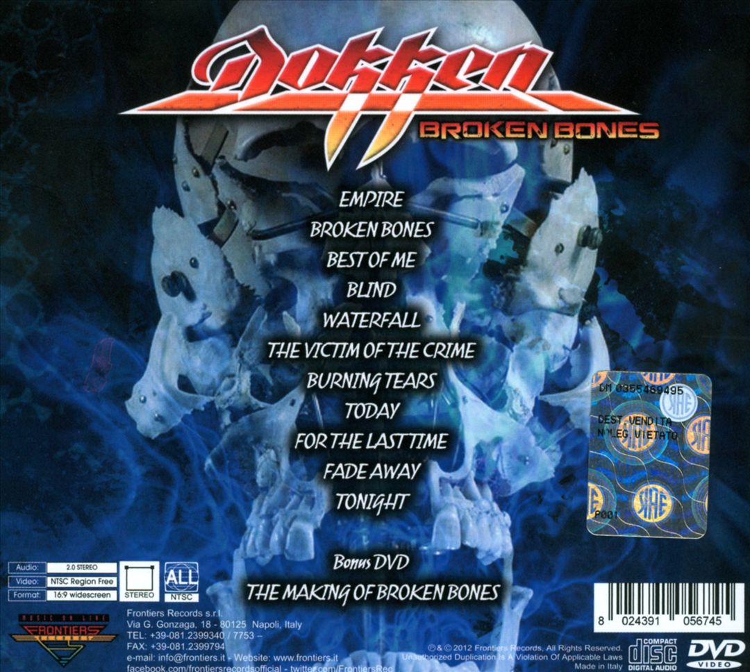 Broken Bones [Deluxe Edition] [Bonus DVD] cover art
