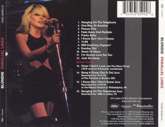 Parallel Lines cover art