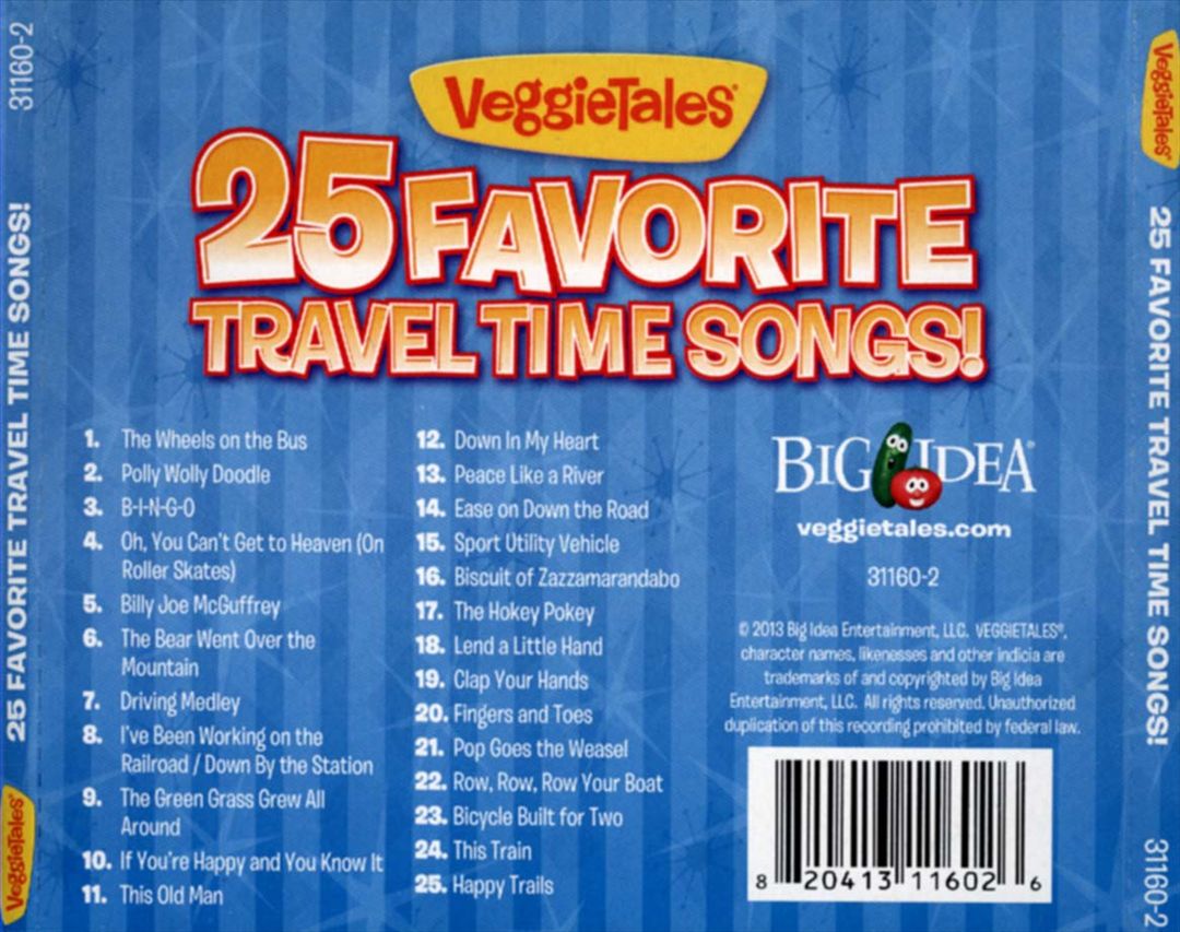 25 Favorite Travel Time Songs! cover art