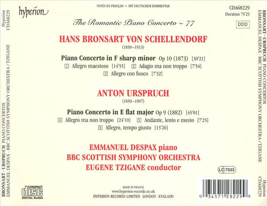 Romantic Piano Concerto, Vol. 77: Bronsart, Urspruch cover art