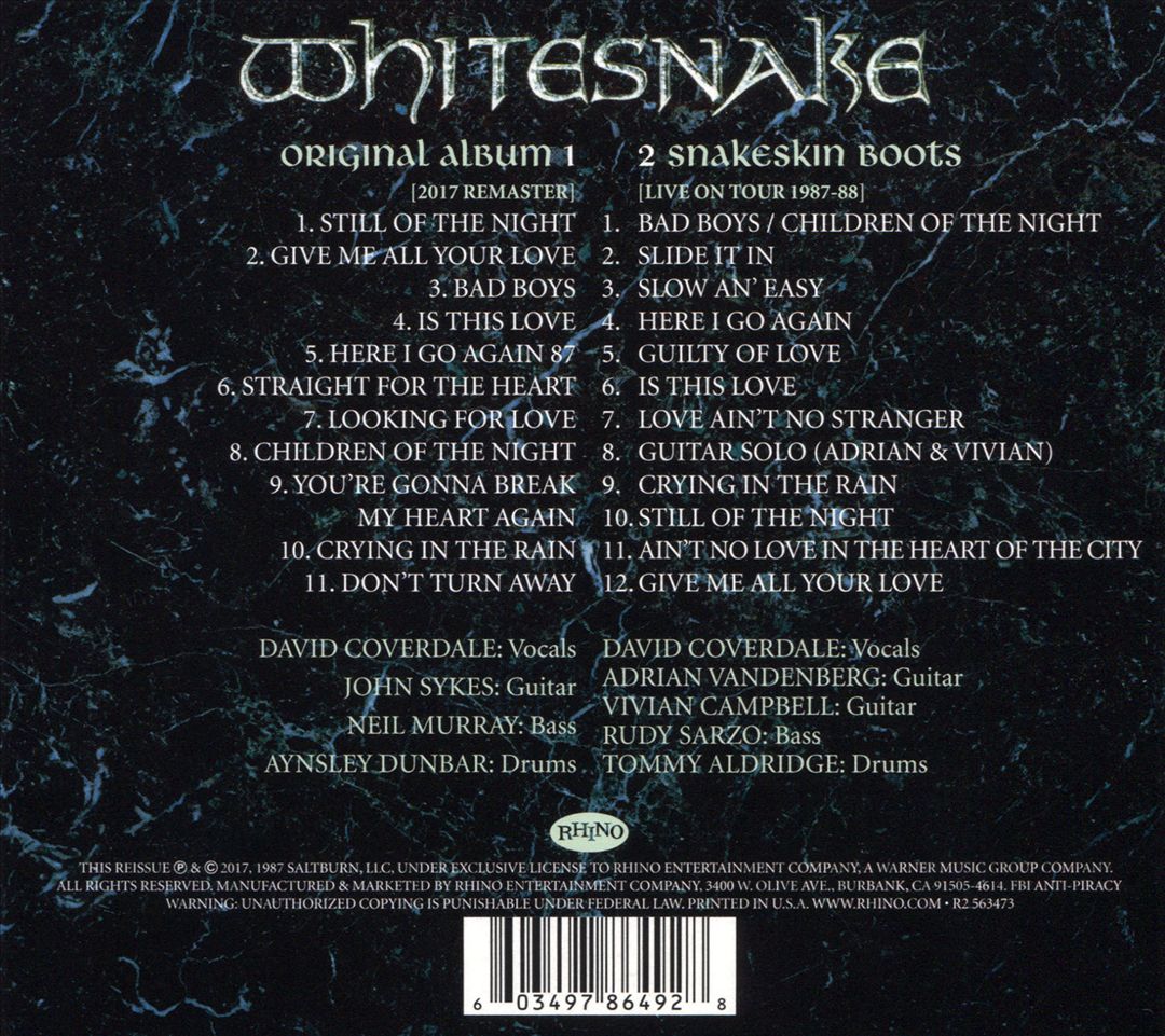 1987 [30th Anniversary Deluxe Edition] [2 CD] cover art