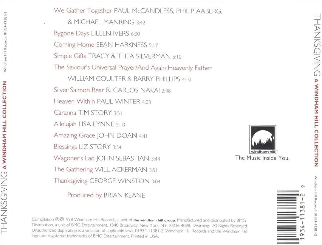Thanksgiving: A Windham Hill Collection cover art