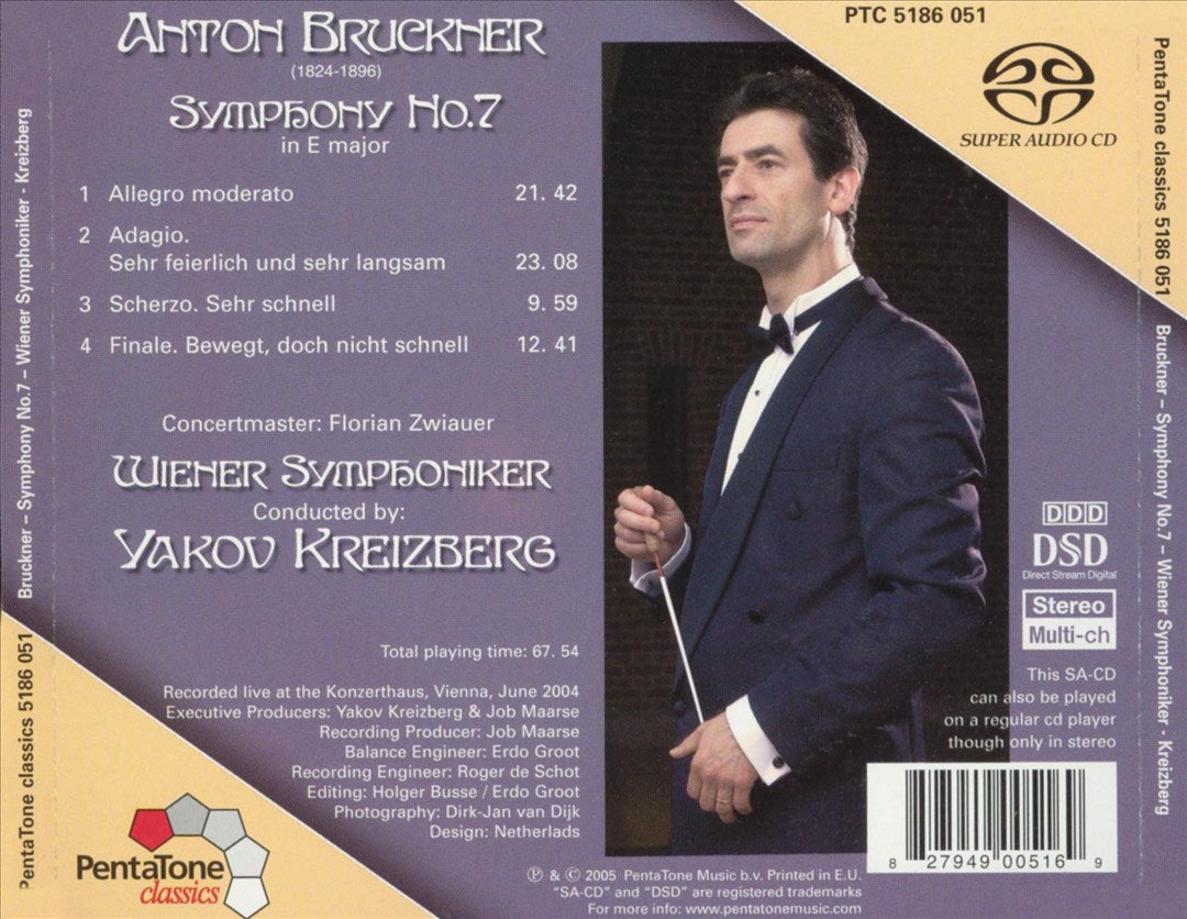 Anton Bruckner: Symphony No. 7  cover art