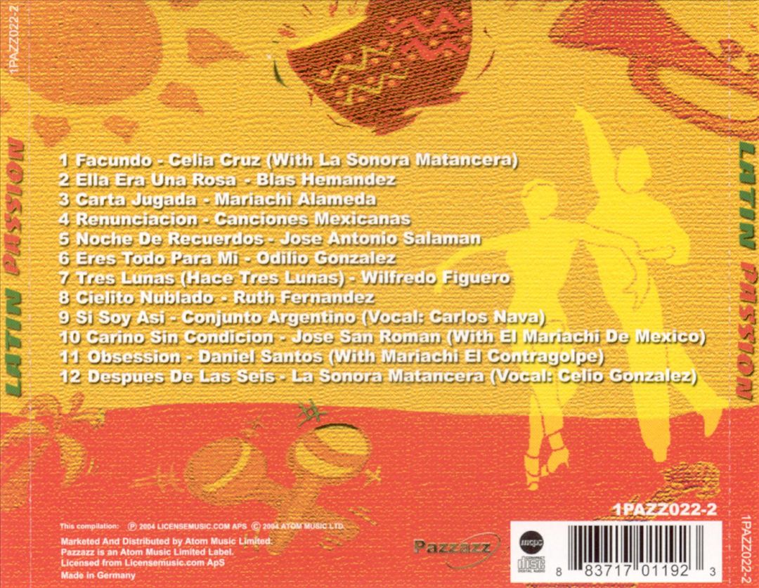 Latin Passion [Pazzazz] cover art