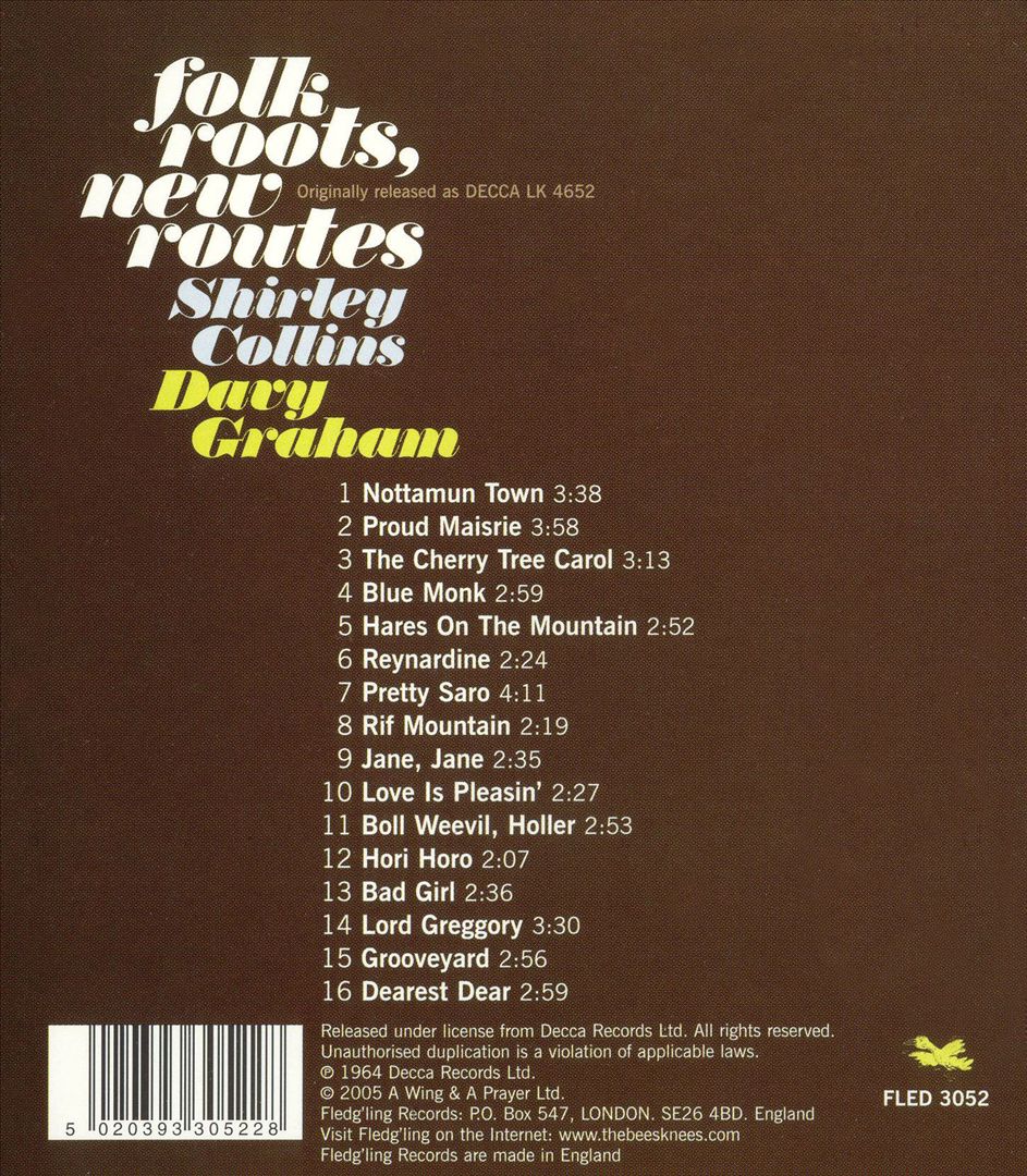 Folk Roots New Routes cover art