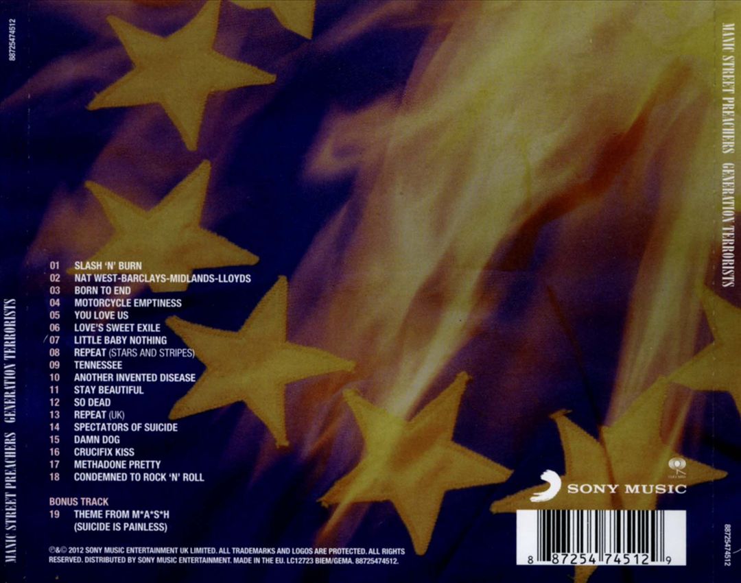 Generation Terrorists [20th Anniversary Edition] cover art