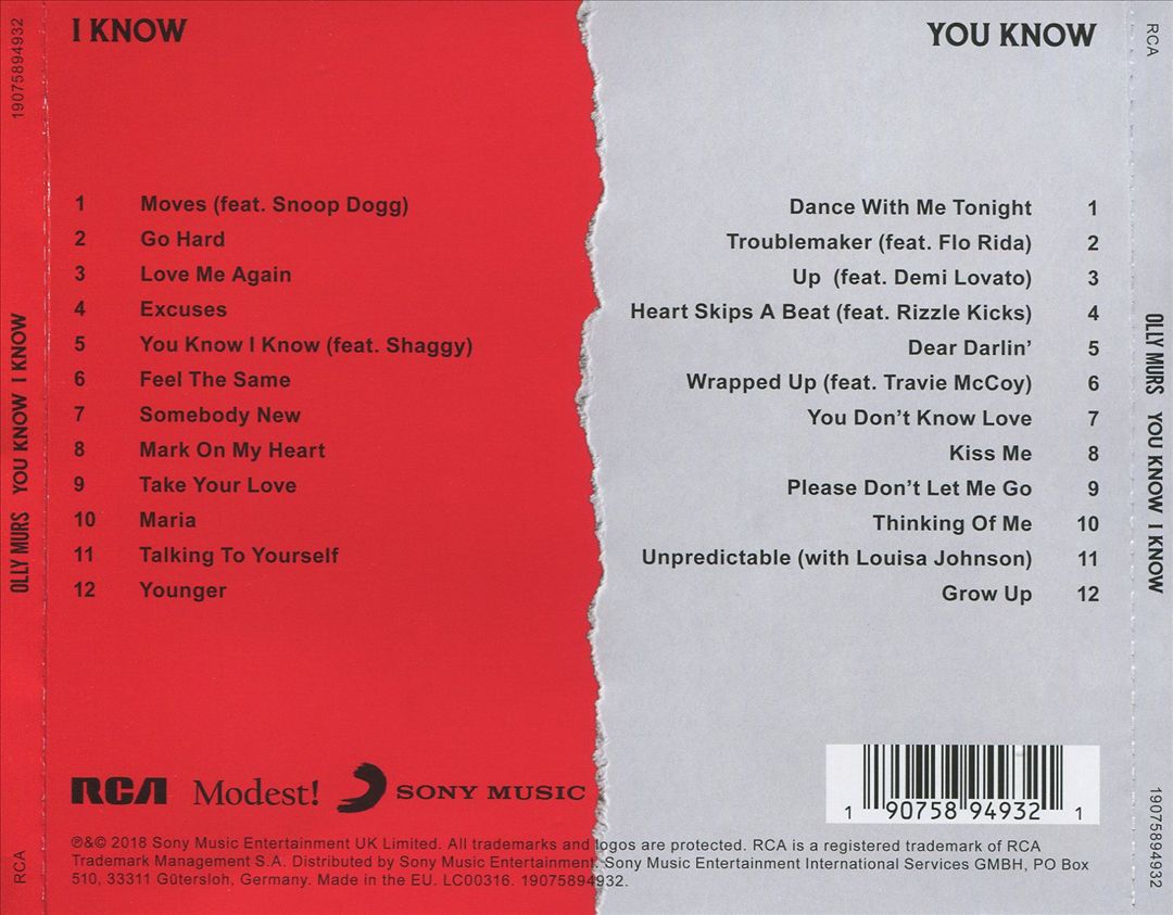 You Know I Know cover art