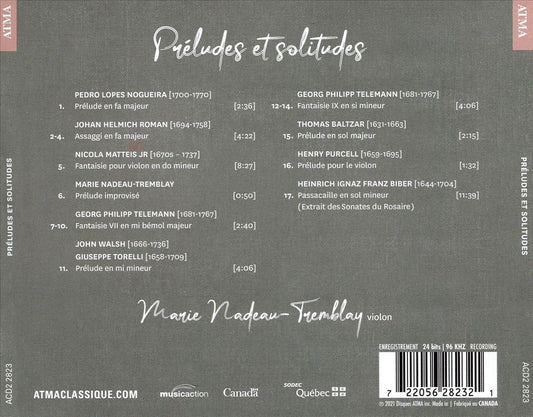 Preludes et Solitudes cover art
