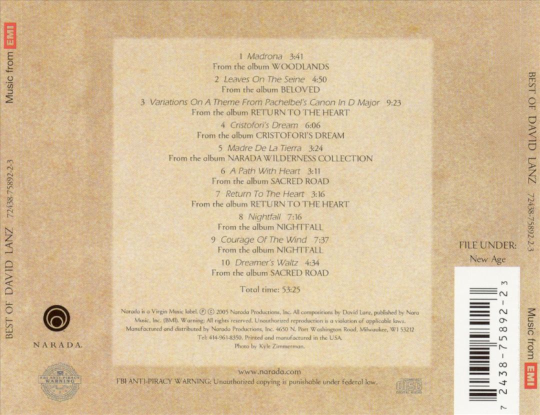 Best of David Lanz cover art