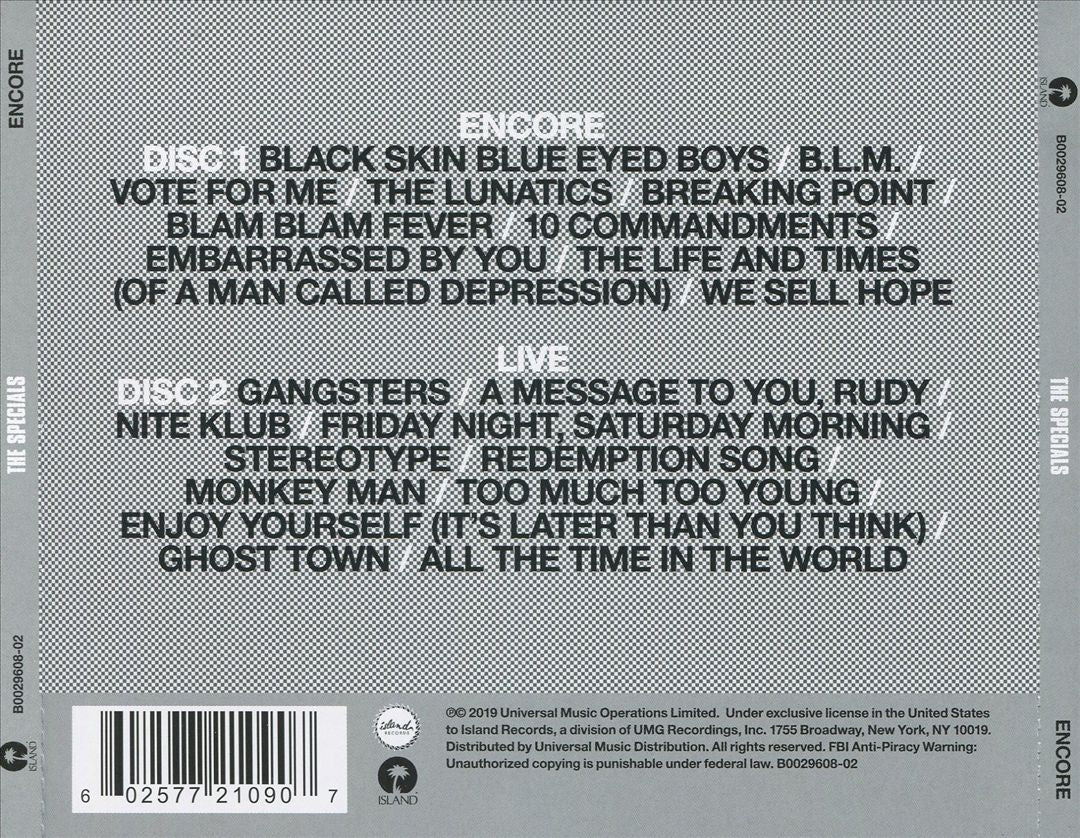 Encore cover art