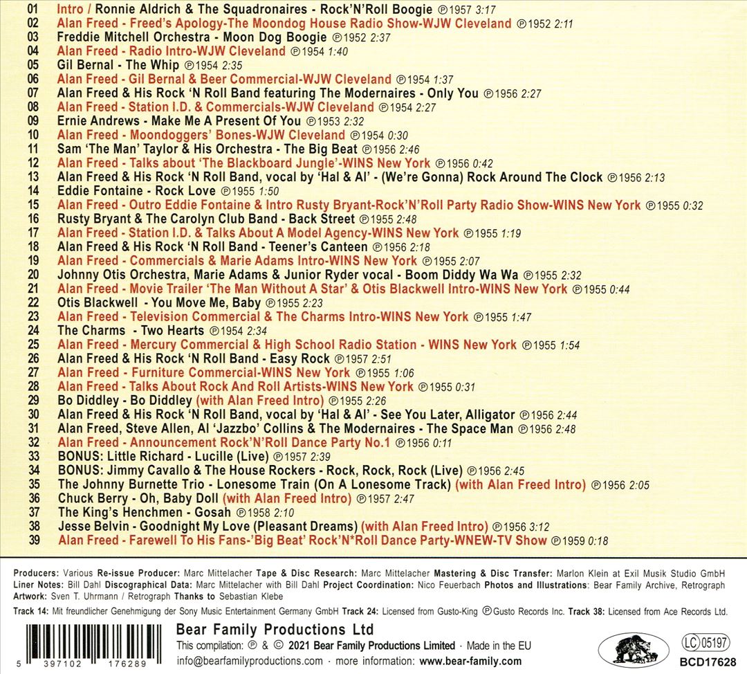 Alan Freed: A Hundred Years Of Rock 'n' Roll cover art