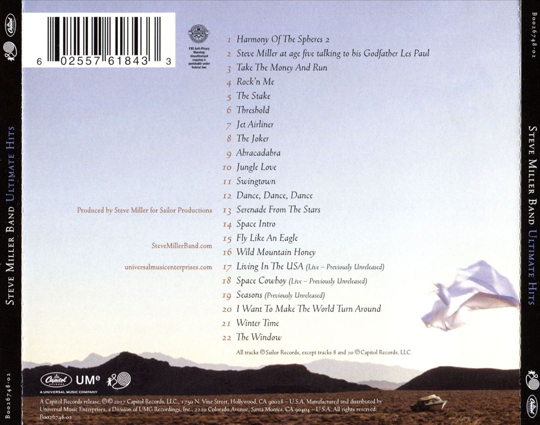 Ultimate Hits cover art