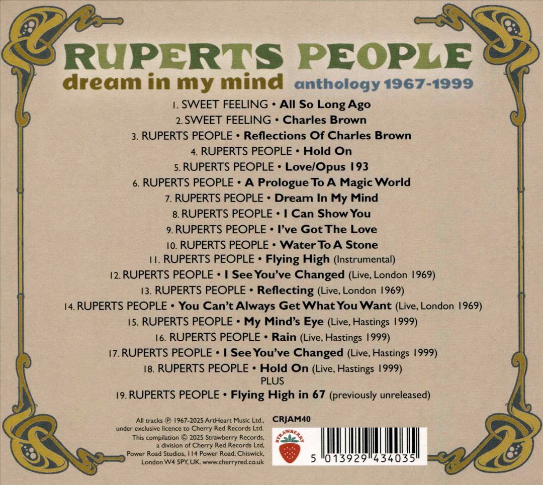 Dream in My Mind: Anthology 1967-1999 cover art