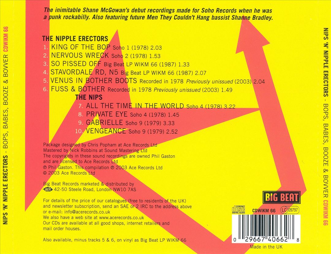 Bops, Babes, Booze and Bovver cover art