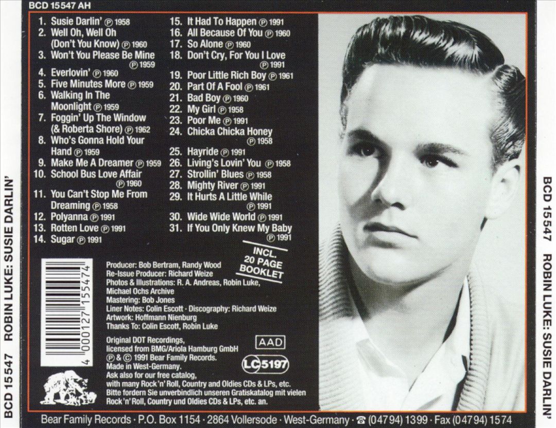 Susie Darlin' [Compilation] cover art