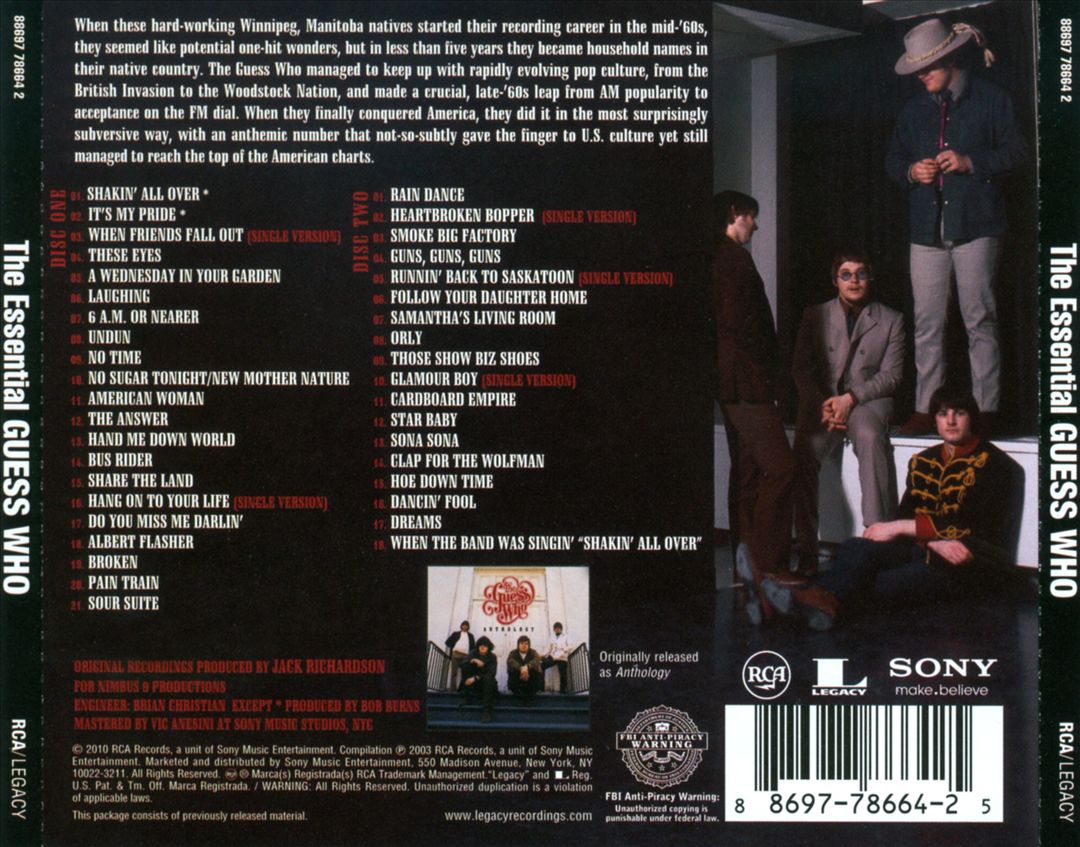 Essential Guess Who cover art